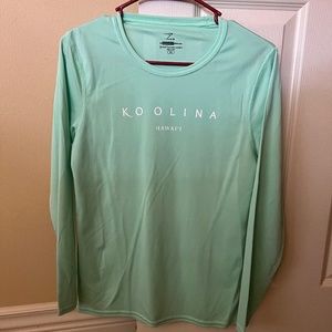 Long sleeve rash guard swim shirt